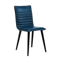 Modern colorful fabric dining chair