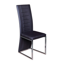 Hot sale cheap high back PU leather dining chair with high quality
