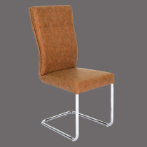 leather PU leisure chair dining chair