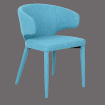 fancy elegant modern comfortable fabric restaurant dining chair