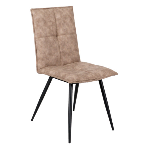 Latest design modern dining chair with metal legs