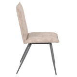 Latest design modern dining chair with metal legs