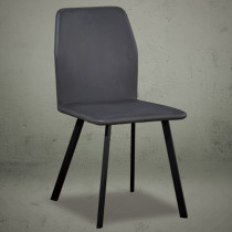 New high back armless dining chair