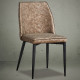 Dining side chair high back rustic design