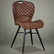 Dining chairs leather antique design hot sale