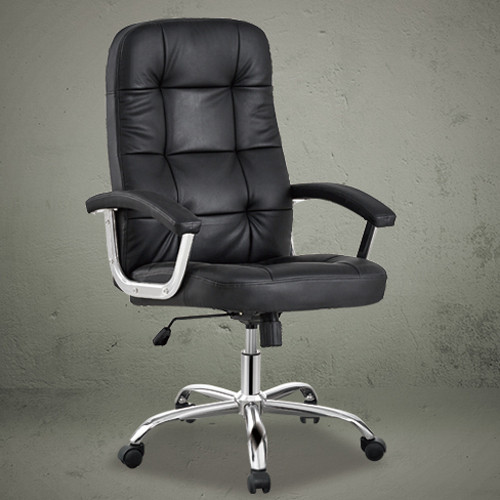 office chairs leather high back design