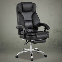 office chairs new design black leather footrest