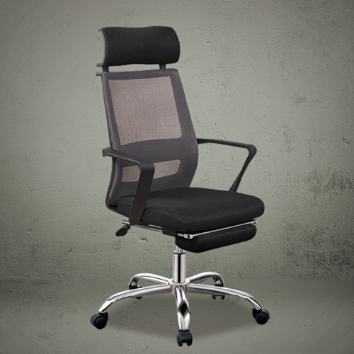office chair mesh high back black