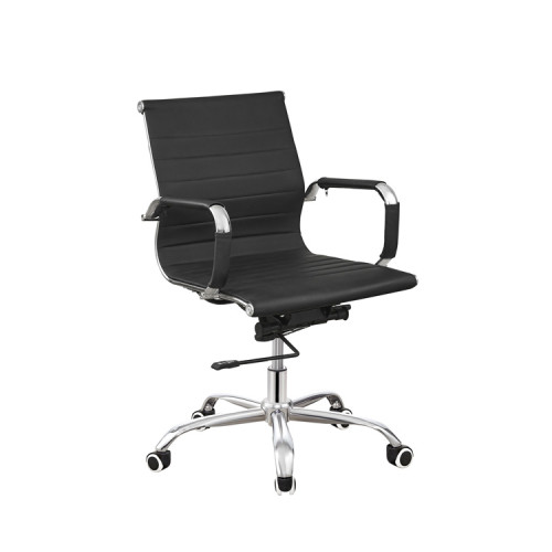 office chair eames leather mid back