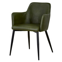 YN dining chair leather green