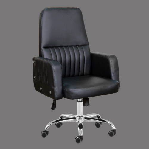 Latest china design leather office chair with armrest