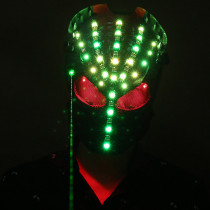 Burning Man Laser Light Skull Mask Face Bandana Festival EDM Rave Outfits Coachella