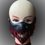Burning Man Gothic Punk  Mask Studded Face Bandana Festival EDM Rave Outfits Coachella