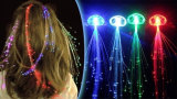 LED Fibre Rave Hair Extensions Festival Accessories