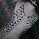 Handmade Holographic Rhinestone Chain Crop Top Festival Rave Outfits