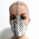 CUSTOM Burning Man Dragon Scale Coif Mask Cosplay Renaissance Medieval