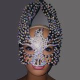 Burning Man Holographic Spike Bird Face Mask