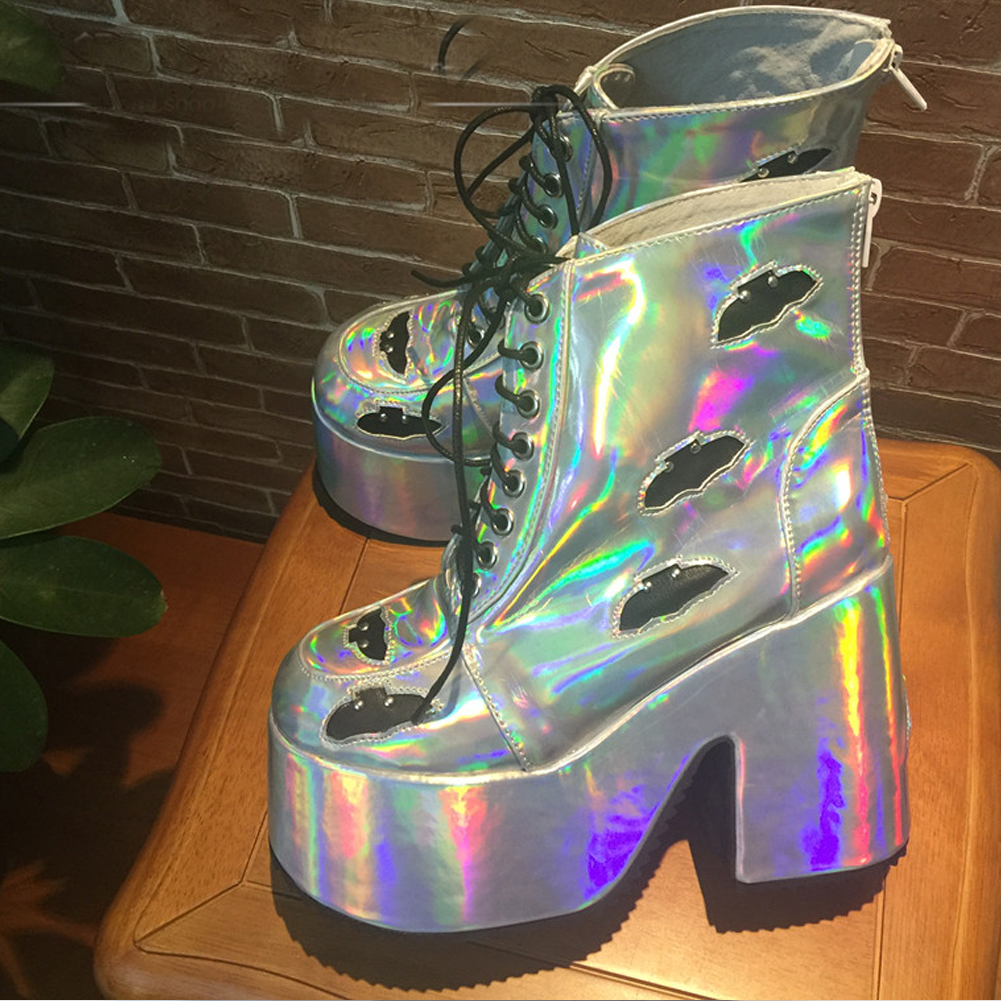 Platform best sale rave boots