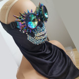 Burning Man Festival Steampunk Goggles Skull Face Mask Bandana