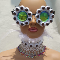 Burning Man Festival Steampunk Goggles Eyeball Costumes outfits