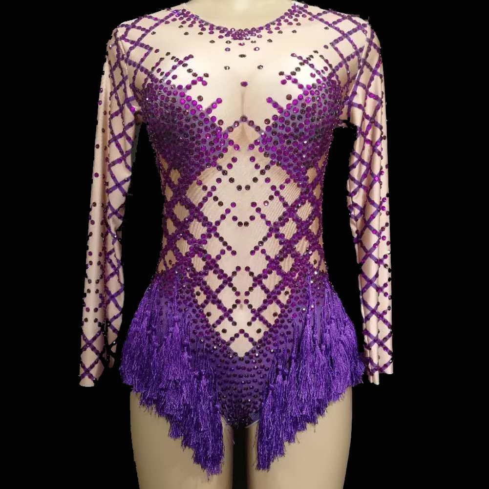 purple sparkly jumpsuit