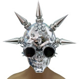 Burning Man Halloween Spike Skull Goggles Mask Costume Summer Festival Rave Clothes Outfits Gear Stage Fashion Show