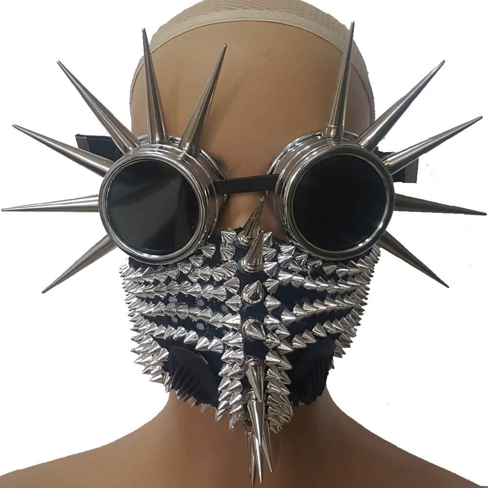 Us 7800 Steampunk Spike Goggles Burning Man Halloween Costumes Rider Cosplay Rave Dust Gas 1727