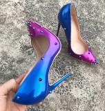 Sexy Fantasy Holographic Spike High Heels Shoes