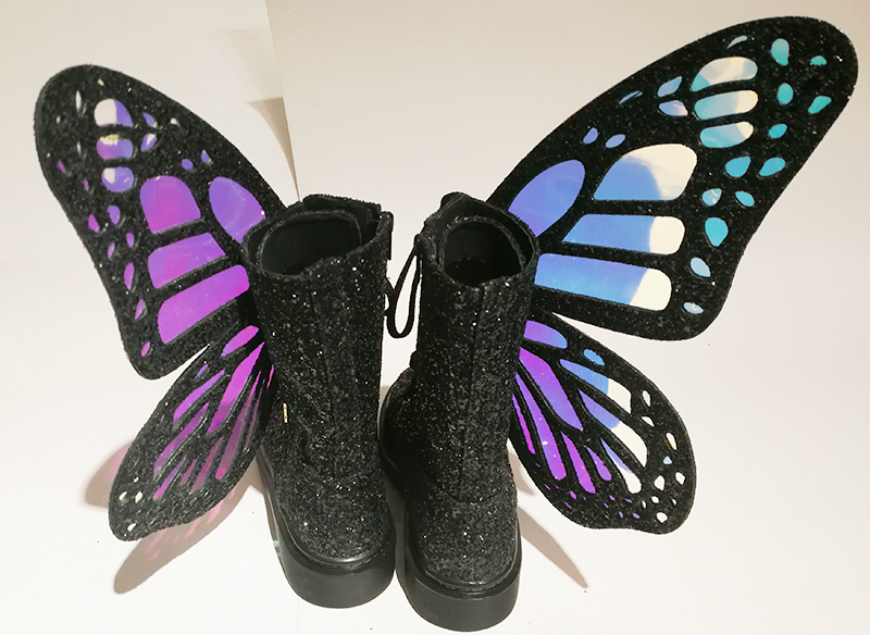 Metamorphic hot sale glitter boots