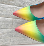 Sexy Fantasy Rainbow High Heels Shoes
