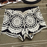 Gypsy Lace Crochet Rave Booty Shorts Bottoms Outfits