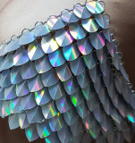 500pcs Holographic Iridescent Sequin Dragon Scale Maille Chainmaille