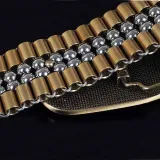 handmade brass stainless steel belt
