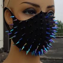 Dust Mask,Mouth Mask,Halloween Costume,Festival Mask, Burning Man Mask, Rider Mask,Spike Mask