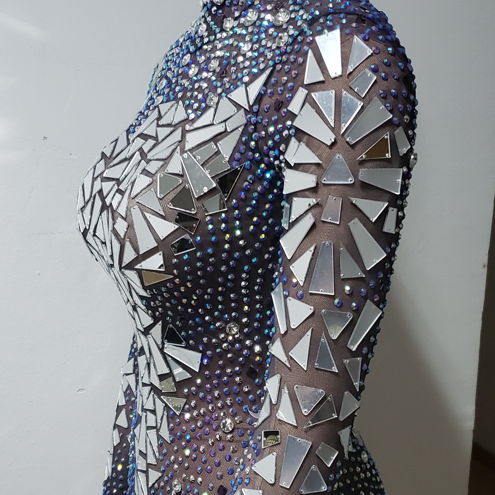 US$ 120.00 - Drag Queen Costumes Rhinestone Mirror Burning Man Festival ...