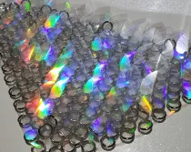 ScaleMaille 500pcs Holographic Transparent Sequin Dragon Scale Maille Chainmaille