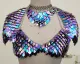 Handmade Scale Maille Pauldrons Spaulders Dragoons epaulettes Armor/Scalemail Shoulder/Scalemail Armor Top/ Rave Festival Wear/Burning Man Outfits