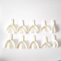 10pcs Dental Plastic Disposable Impression Trays Central Dental Supply Denture