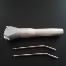 1 Pc Dental three Way Syringe gun Straight Air Water with 2 PCS Nozzles Tips