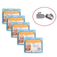 5 boxes Dental orthodontic non-convertible Roth 022 bucca tube 1st molarFor orthodontic treatment 50sets/box