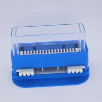 Plastic Dental cotton dispenser micro brush dispenser with 100pcs micro brush