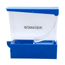 Dental Storage Box Dentist Cotton Roll Dispenser Holder Draw-out Type Blue Color