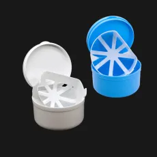 2 pcs Denture Storage Box Protective Dental False Teeth Case container network