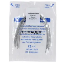 10 packs Dental orthodontic Niti thermal activated Rectangular arch wires 019x025 Lower