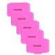 5 boxes Dental orthodontic bracket wax pink color strawberry scent 5pcs/box