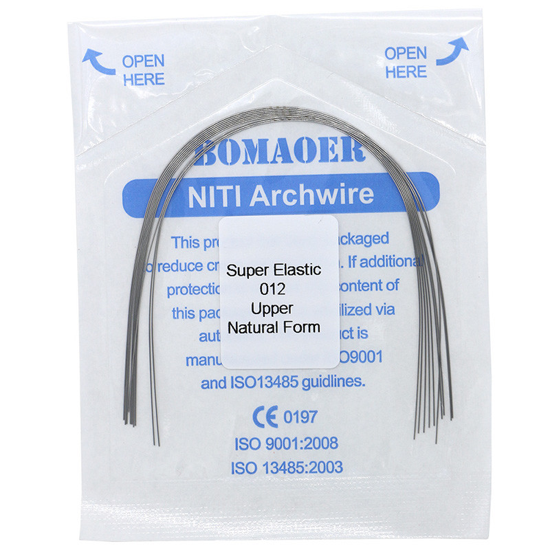 US 8.50 100 PCS dental orthodontic super elastic niti round arch