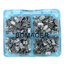 Dental 200pcs/box orthodontic MBT bonding non-convertible single buccal tube 1G