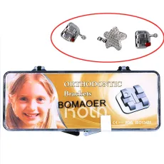 Dental orthodontic cartoon mental bracket mini roth slot 022 345 hook star shape