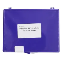 Dental Orthodontic 0.022 sapphire MBT brackets 345 with hooks 20pcs/pack