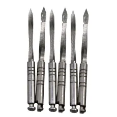 6pcs/pack DENTAL stainless steel Endodontic Drills of Screw Post #1-#6 Reamers